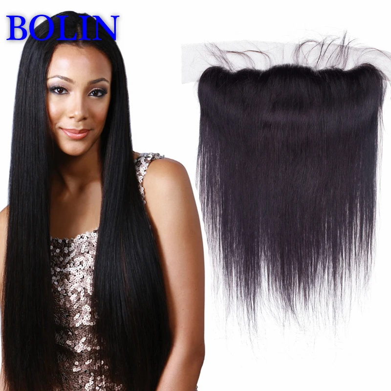 Cheap 6A Malaysian Straight Lace Frontal Closure With Baby ...