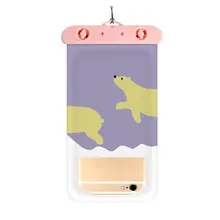 Мультяшный дизайн, сумка для плавания, чехол для телефона, чехол для телефона, сухой Чехол, универсальный, для дайвинга, дрифтинга, треккинга