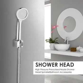 

Aluminum Bathroom Shower Head Anti-scald Not Easy Oxidize and Rust Durable High Pressure Booster Handheld Pressurized Sprinkler