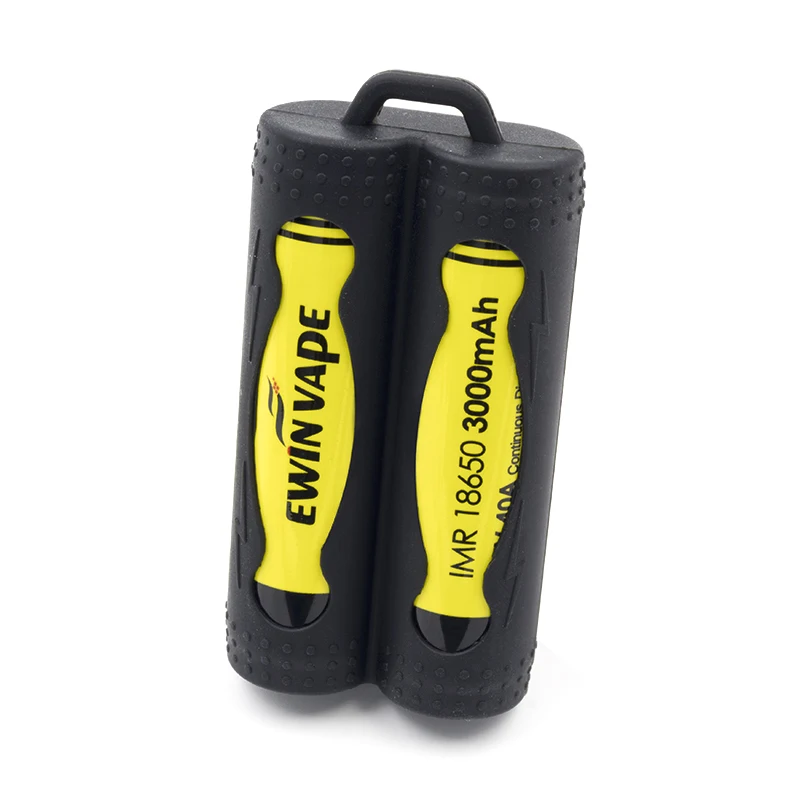18650 Silicone Case one pair  Black-4