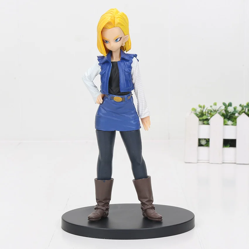 

Anime DRAGON Ball Z Figure Dragonball Kai Rise Standard #18 Lazuli Action Figure Artificial Human Model Toys