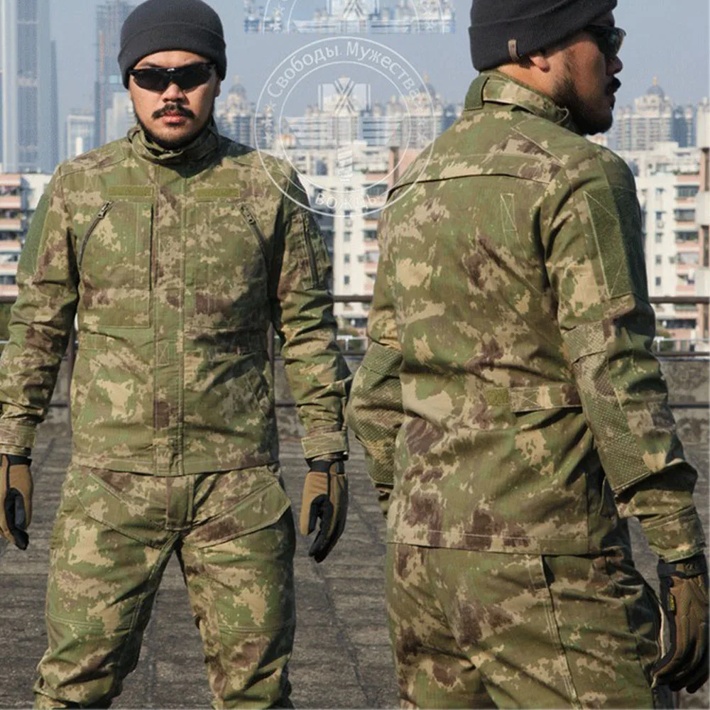 

Quality Multi-Pocket Camouflage Suits Military Uniforms Includes Tactical Jacket & Pants Hunting Clothes Archer Ghillie Suits