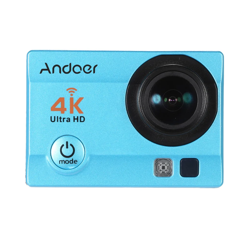 Andoer Q3H экшн-камера " Ультра-HD lcd 4K 25FPS 1080P 60FPS Wifi экшн-камера FPV видео выход 16MP Экшн-камера - Цвет: Синий