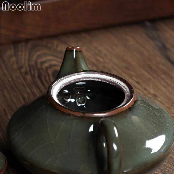 Чайный сервиз NOOLIM глазурованная трещинчатая печь Longquan Celadon Zisha керамика Arts Tay