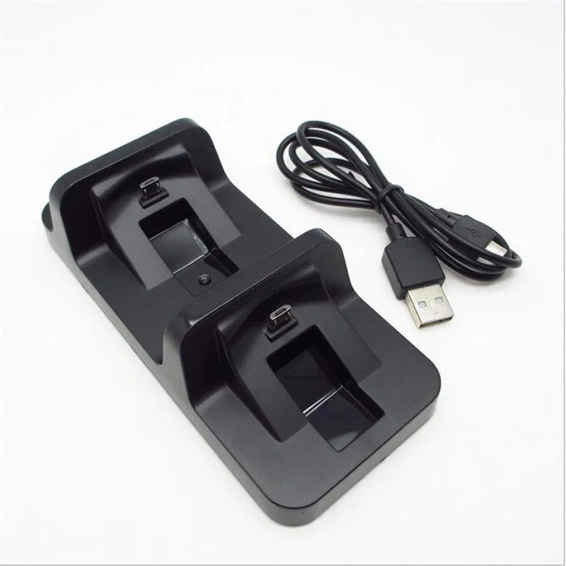 Dual Micro USB Ports Charging Holder Dock Charger Stand+USB Power Cable