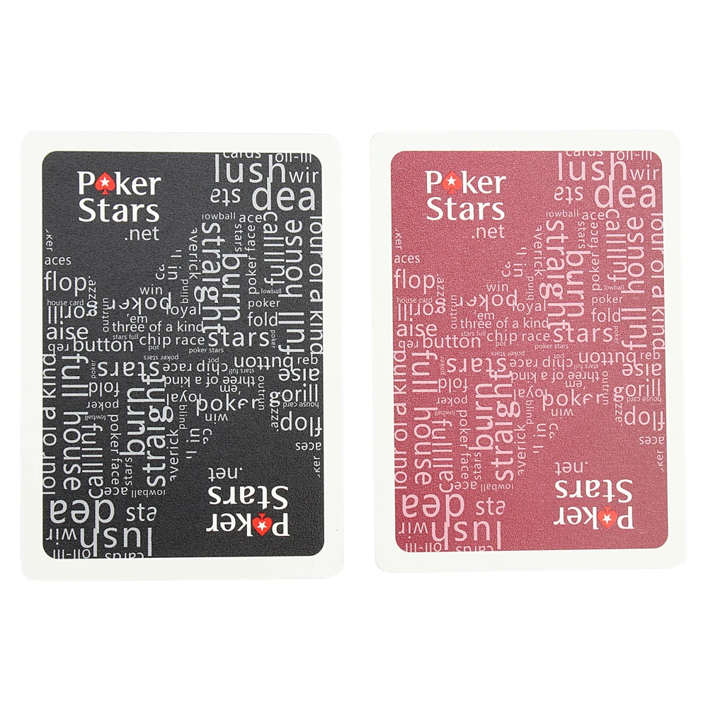 

Texas Hold'em Plastic Playing Card Game Poker Cards Waterproof and Dull Polish Poker Star Board Games