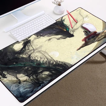 

Mairuige Oriental Dragon Art Pattern Mouse Table Mats Antiskid Wear Rubber Pc Gaming Mousepad for Monster Hunter dragon Ball