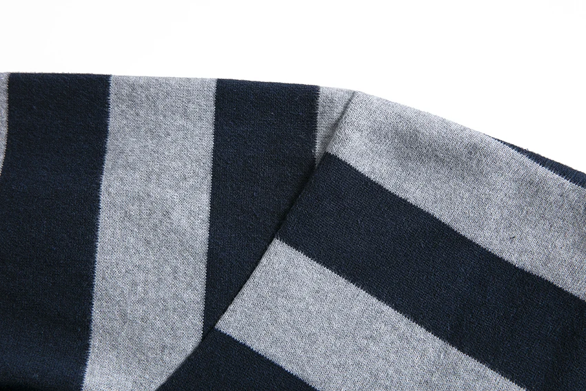 Мужская модная дизайнерская брендовая одежда мужской джемпер с v-образным вырезом Мужские Полосатые свитера пуловер для поло свитер плюс размер L-4XL