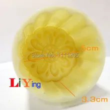 2 шт. снежная луна 3D ABS форма для торта для середины осени Праздничная Цветочная круглая пресс весенние Инструменты для выпечки для пирога форма для выпечки печенья формы