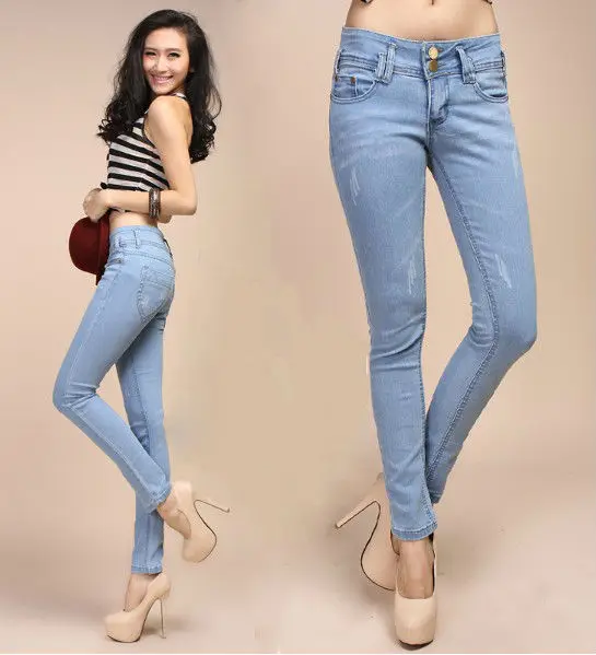 hot women in blue jeans