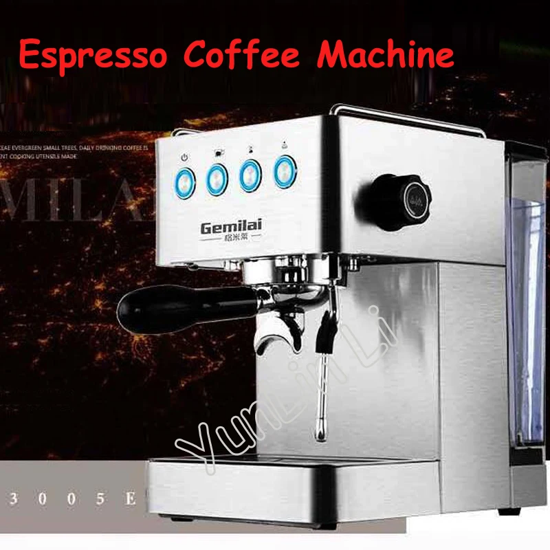 

Espresso Coffee Machine Semi Automatic Coffee Maker with Froth Milk 1450W Pump Press Italian Coffee Maker Cafetera CRM3005E