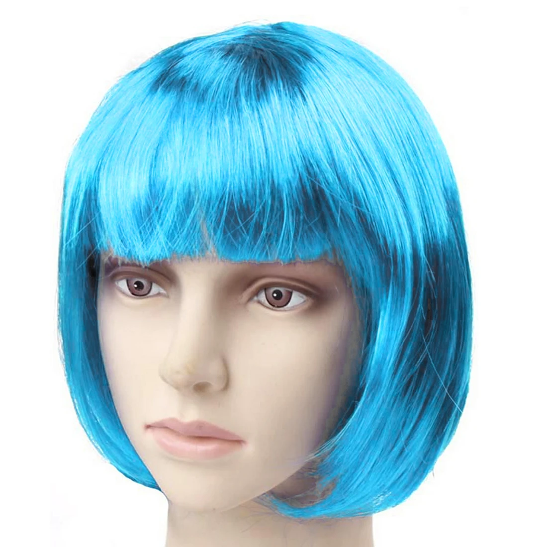 

Halloween wigs Masquerade supplies cool colorful hand weaving high temperature wire headwear creative wild headwear
