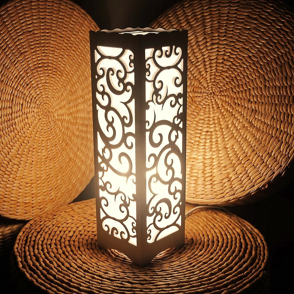 Decorative Table Lamp Vintage Wood Plastic Rustic Style Brief Modern Lampshade Living Room Bedroom 110 Decorative Table Lamp Vintage Wood Plastic Rustic Style Brief Modern Lampshade Living Room Bedroom 110