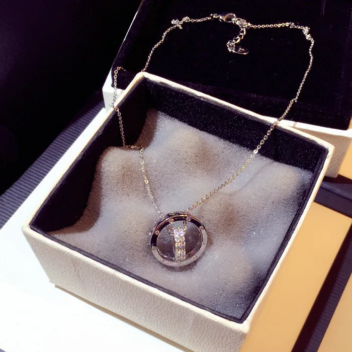 Лучшее Кристальное ожерелье с кулоном в форме сердца для женщин, новинка, модное ювелирное изделие, Золотая Серебряная цепочка, короткое колье, ожерелье s