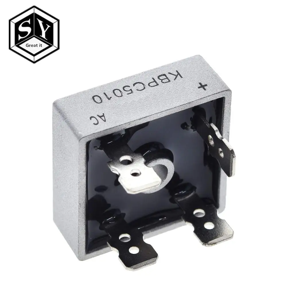 10 шт. большой IT KBPC5010 Мост диод GPP 50A 1000 V|100 pcs|10 pcs |