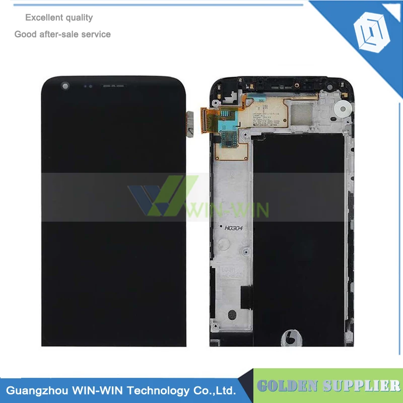 New For LG G5 H850 LCD Display with Touch Screen Digitizer Assembly With Frame for LG G5 H840 Black replacement Free Shipping 5pcs lot 100% original new display screen lcd assembly with frame for lg nexus 5 d820 d821 lcd black