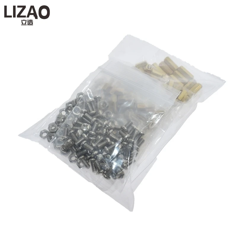 

WAVGAT M3 5/8/10/12mm PCB Hex Male Female Thread Brass Spacer Standoffs/ Screw /Hex Nut Assortment set Kits with Plastic Bag