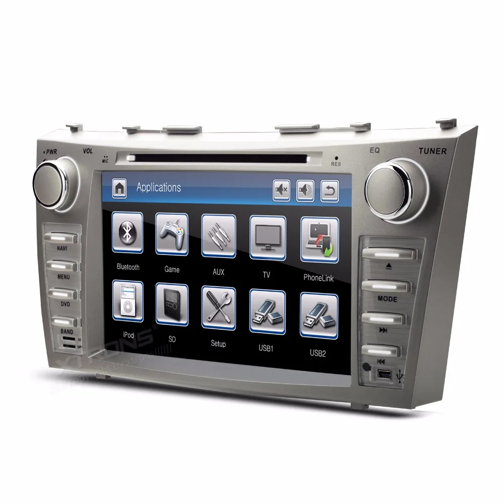 Clearance XTRONS 8 inch Touch Screen 2 din Car DVD Player Radio GPS Navigation For Toyota Aurion 2006-2011/ Camry 2007 2008 2009 2010 2011 1