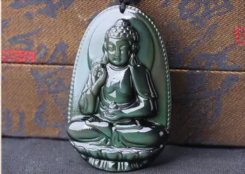 

The natural color of genuine Obsidian Pendant Amitabha Avalokiteshvara is a patron of the Buddha's life for men and women