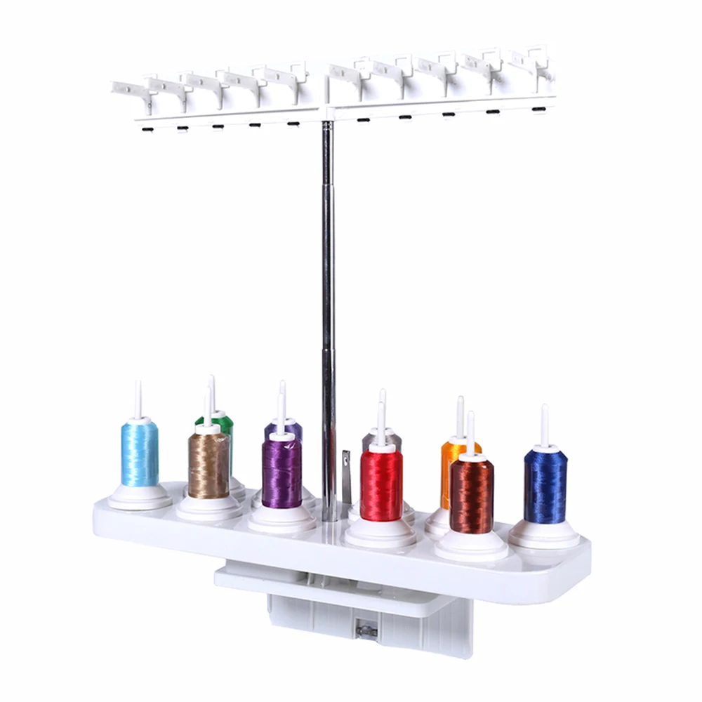 

Sewtech 10 Spool Wall Thread Stand Embroidery Machine Sewing Thread Holder Organizer for Brother NV4000D/4000/4500D/5000 SA539