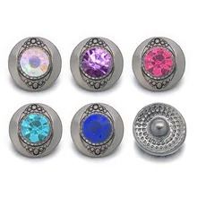 

Hot Fashion 001 Flower 3D 12mm Metal Snap Button For Bracelet Necklace Interchangeable Jewelry Women Accessorie Findings