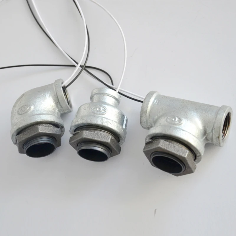 

3pcs/lot 3/4 inch (For 25mm pipe) Vintage Industrial Elbow Pipe Lamp Base Lantern Holder(E27 screw lamp bulb) Decoration Fitting