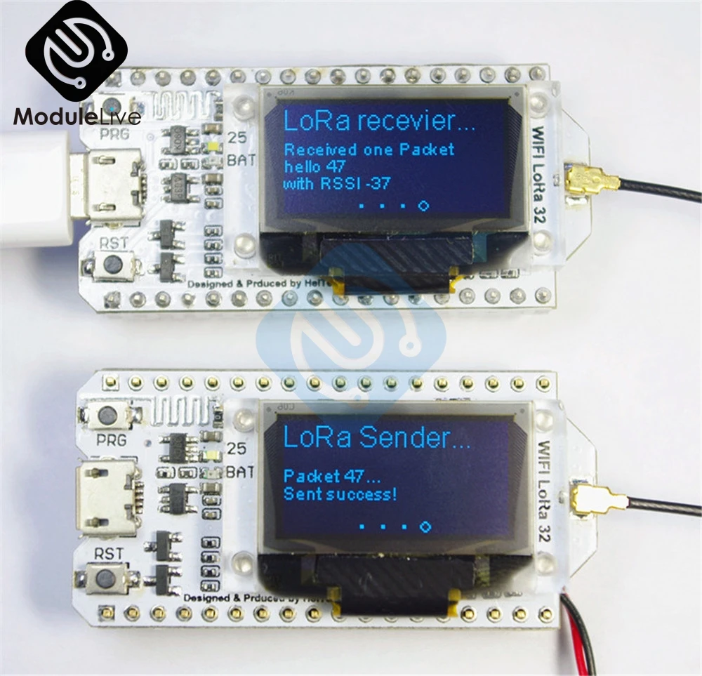 868 МГц 915 МГц SX1276 ESP32 LoRa 0,96 дюймов синий OLED цифровой дисплей Bluetooth wifi комплект модуль IOT макетная плата для Arduino