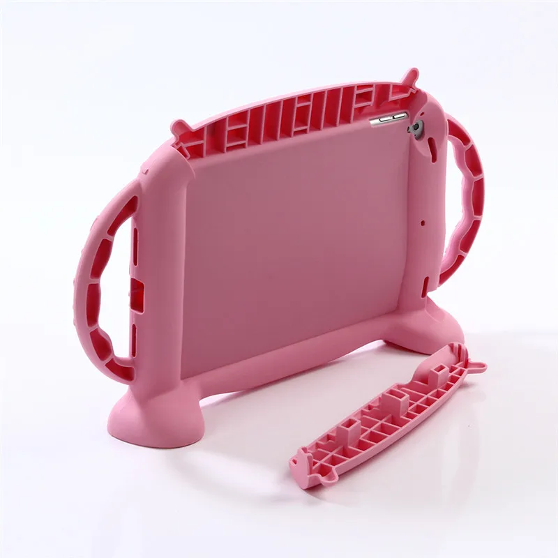 For Apple Ipad Air 2 Silicone Durable Shockproof Rubber Case For Ipad 6 Funda Coque Children Kids Handle Stand Protective Cover For Apple Ipad Air 2 Silicone Durable Shockproof Rubber Case For Ipad 6 Funda Coque Children Kids Handle Stand Protective Cover