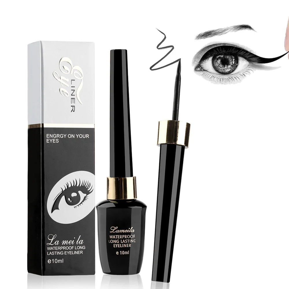 1pc Waterproof Eyeliner Black Liquid Longlasting Eye Makeup Beauty