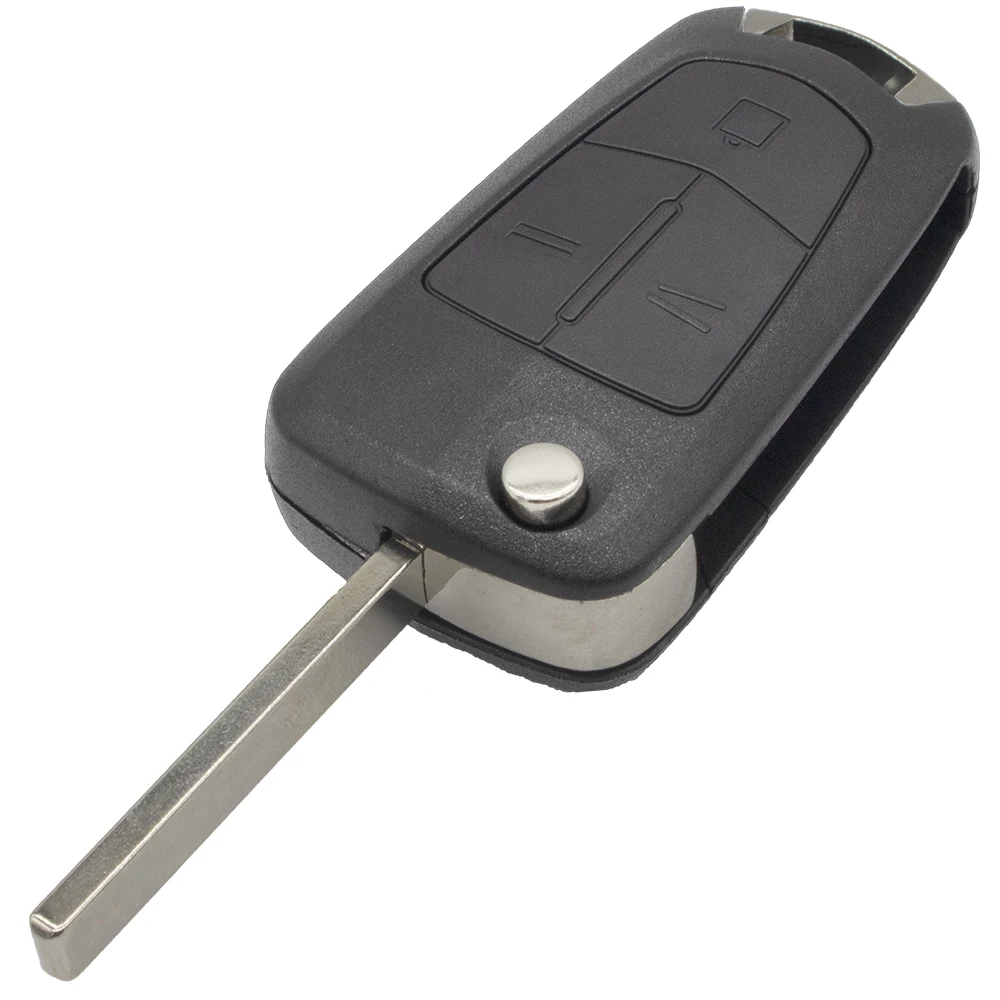 

WhatsKey 3 Buttons Flip Remote Folding Car Key Shell For Opel Vauxhall Corsa Astra Vectra Zafira Omega Key Cover With LOGO