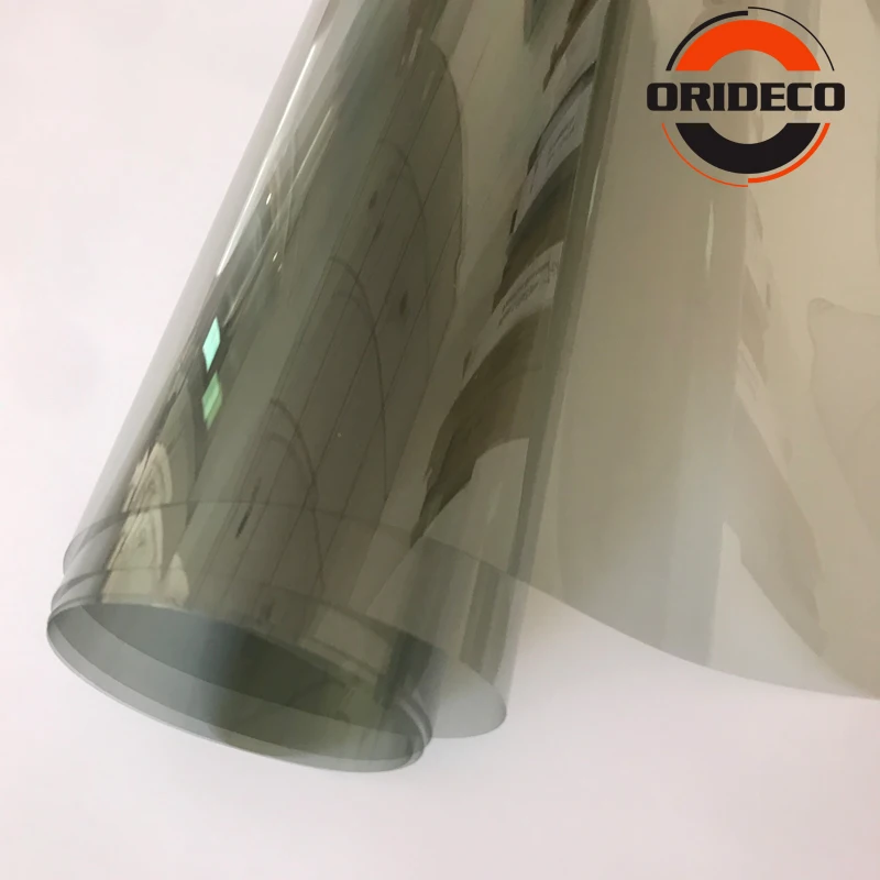 50CM Width Grey Car Window Film Insulation Solar Tint Stickers UV Reflective VLT 70% Solar Protection Film For Car Home Window