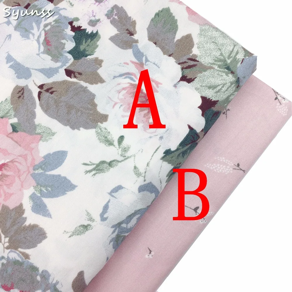 Розовый пион печати на метр Хлопок Ткань Diy Лоскутное детское постельное белье, лоскутное ткани Тильда Tedios Ткань для шитья