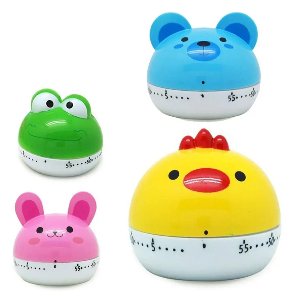 Cute Cartoon Kitchen Timer Digital Rabbit Frog Rabbit Bear Cooking