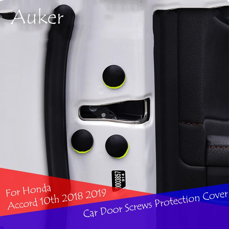 

Car Styling Car Door Screws Protection Cover Caps 12Pcs/Set For Honda Accord 10th 2018