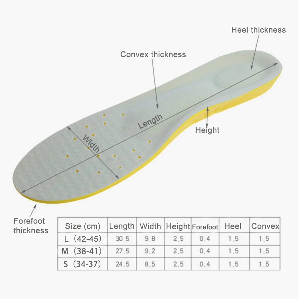 Super soft sports insole details9