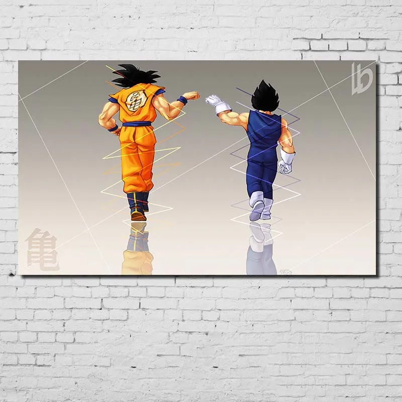 Cosy Moment Dragon Ball Z/GT плакат белая крафт-бумага печать в формате HD мультфильм Стрекоза плакаты на стену, изображения для гостиной QT485 - Цвет: Кофе