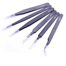 1pc 11.5cm Stainless Steel Tweezers Precise Anti-static for Phone Repair Tool Watchmaker Precision Pinca