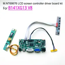 For B141XG13 V8 laptop LCD monitor 30 pins 60Hz 1024*768 CCFL 14.1″ 1-lamp LVDS M.NT68676 display controller driver board kit