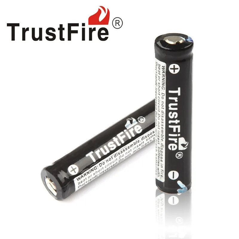 Высокое качество 4 шт./лот AAA 10440 600 мАч 3 7 В TrustFire Аккумуляторная Литиевая Батарея |