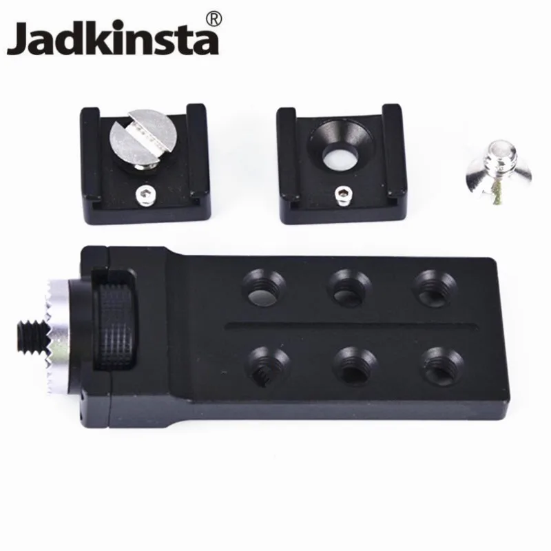 

Jadkinsta For DJI OSMO Universal Bracket Slider Tripod Mounting Plate Extended Arm Converter Adapter with 1/4 Screw to Hot Shoe