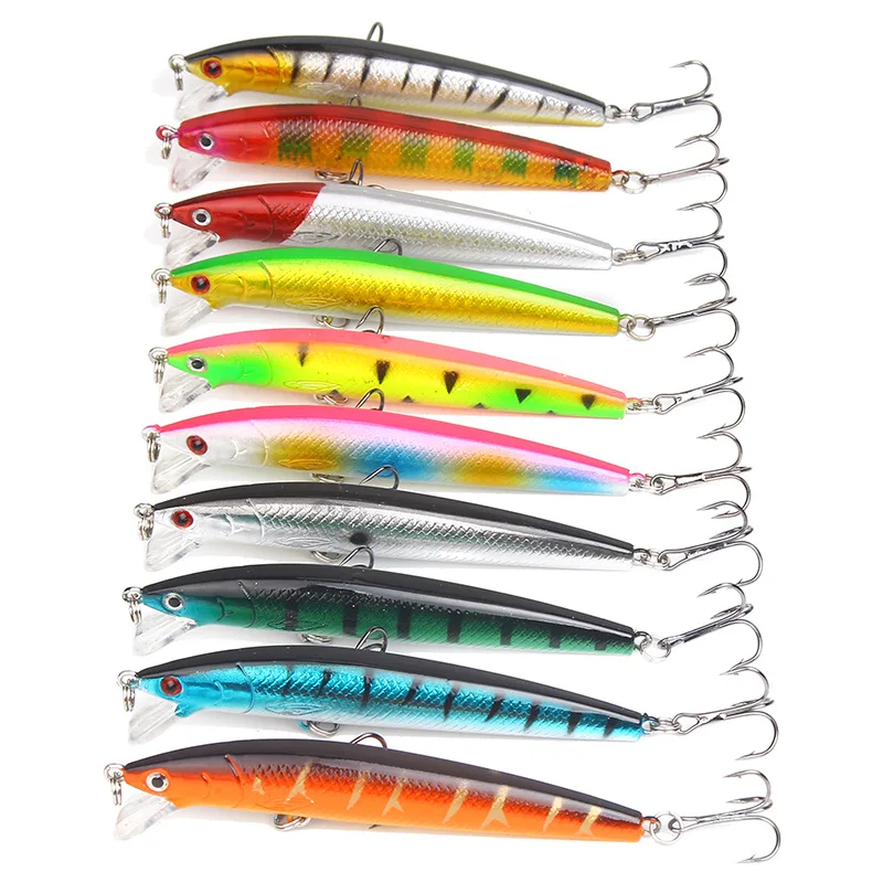 Fishing Lure Set 38 Piece Set fatty Minnow Lure Set Artificial Bionic Bait Hard Bait Fishing Bait Soft Lure Thunder frog jooyoo