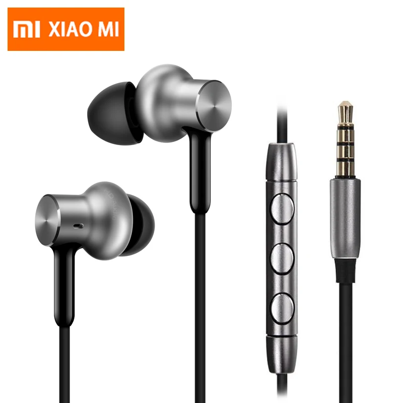 

Original Xiaomi Earphone Mi In-Ear Hybrid Pro HD With Mic Noise Cancelling Mi Headset For Mobile Phones Huawei Redmi Earphones