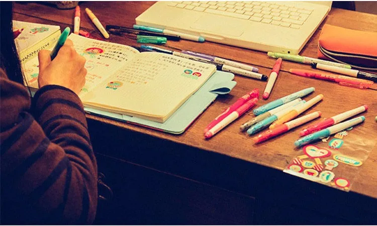 Blossom-Literature-and-art-fresh-creative-Notebook-kawaii-personal-diary-Agenda-Scheduler-Memo-Korean-day-Planner-cute-stationery-PU-Leather_01