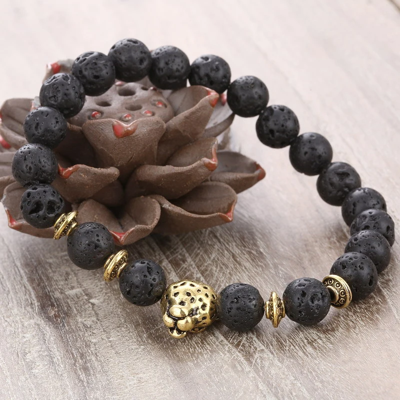 8mm Natural Stone Bracelet Homme Alloy Animal Beads Bracelet & Bangle Personality Jewelry BFF(3)_02