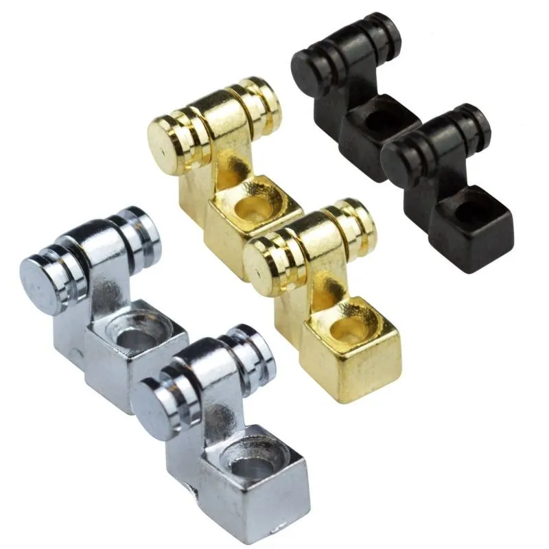 

2Pieces Chrome Roller String Retainers Mounting Tree Guide for Fende Electric Guitar Parts