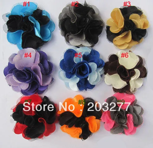 free-shipping-36pcs-lot-6cm-new-satin-mesh-flowers-double-color-silk-flower