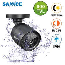 SANNCE 900TVL High resolution CCTV Camera IR Cut 24Led Hour Day/Night Vision IP66 Outdoor Bullet video Surveillance Camera