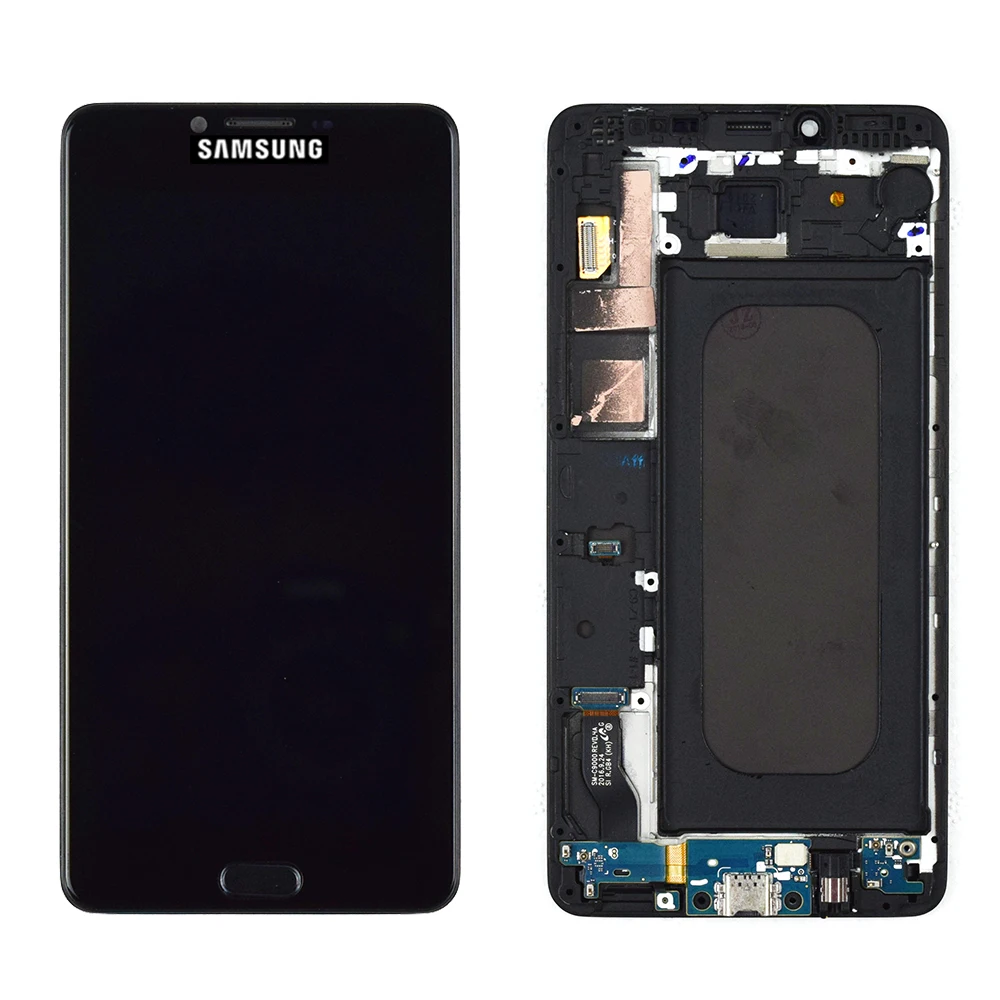 " TFT lcd дисплей для SAMSUNG Galaxy C9 Pro lcd C9000 C9 lcd сенсорный экран дигитайзер запасные части с рамкой