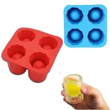 IVYSHION многоразовая 4-Cup форма для льда чашка лед для напитков лоток забавная форма кубик для заморозки форма для льда Форма для льда вечерние аксессуары
