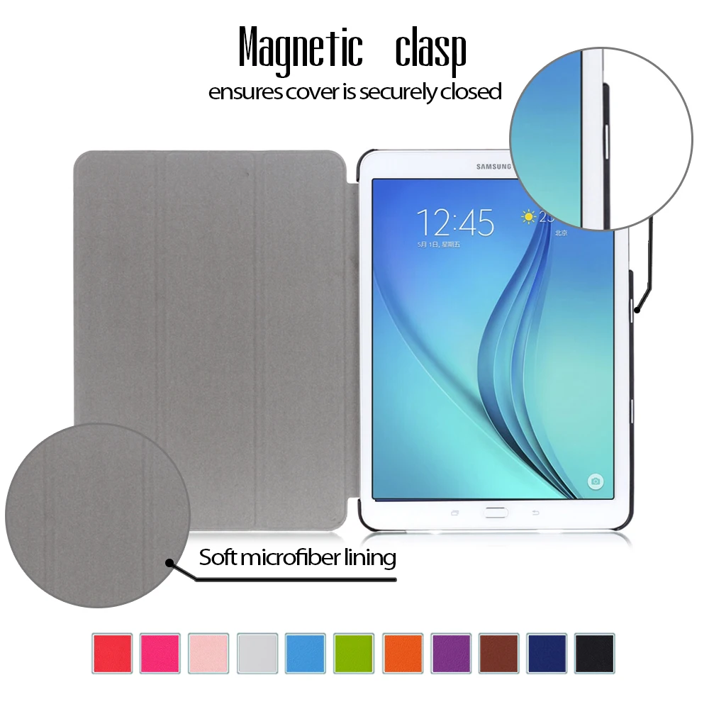 Buy Tablet Stand Case For Samsung Tab AS A8 PU Leather